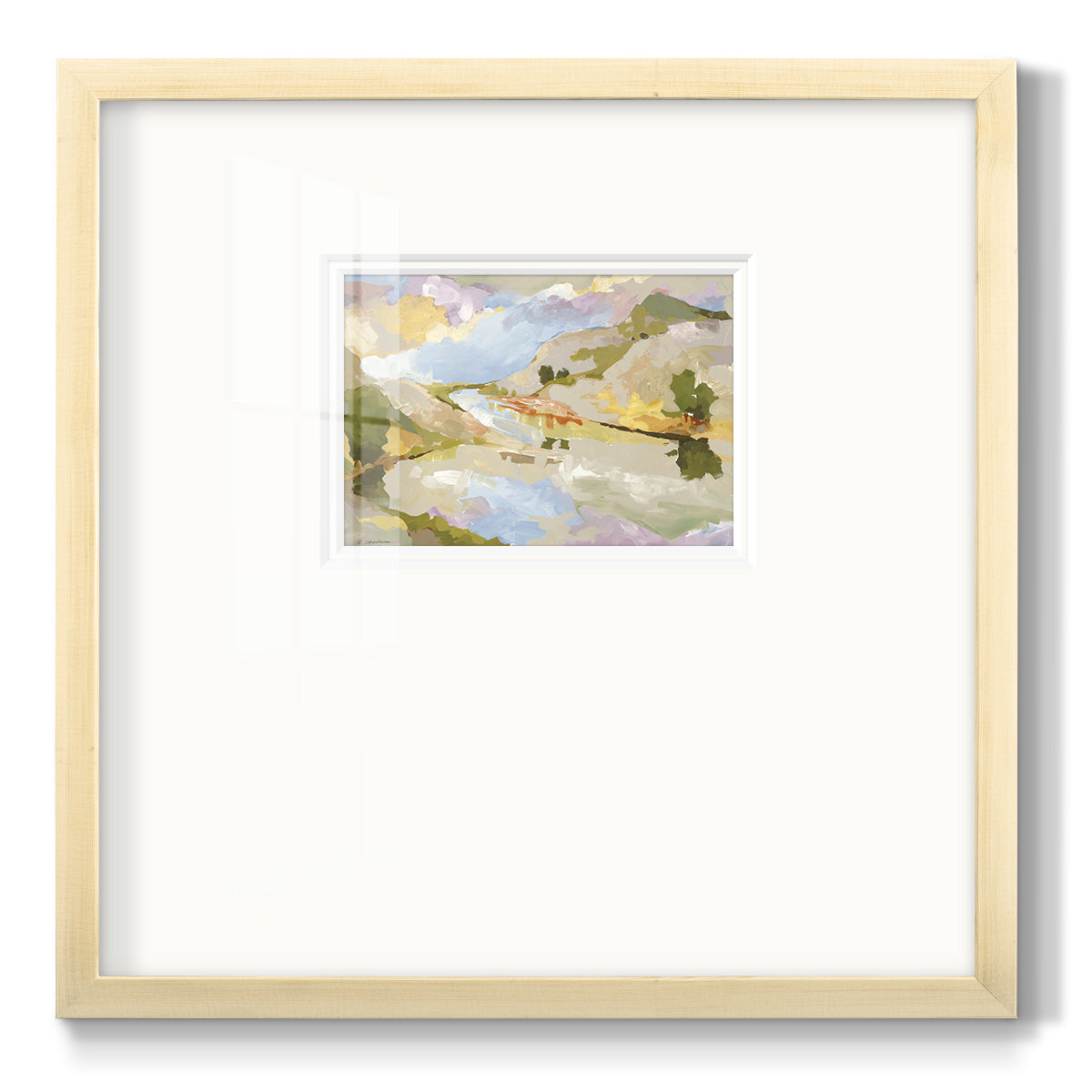 Uplands II - Double Matboard Framed Print