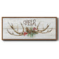 Rustic Cheer - Floater Framed Canvas Print