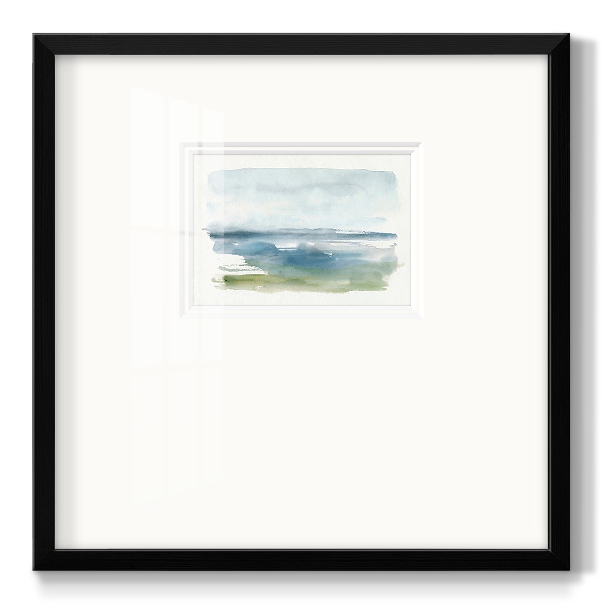 Coastline Splash IV - Double Matboard Framed Print