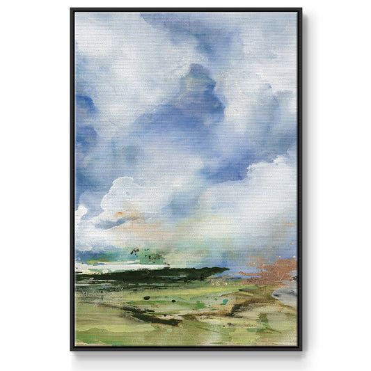 Spring Air II - Floater Framed Canvas Print