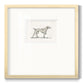 Neutral Pointer I - Double Matboard Framed Print