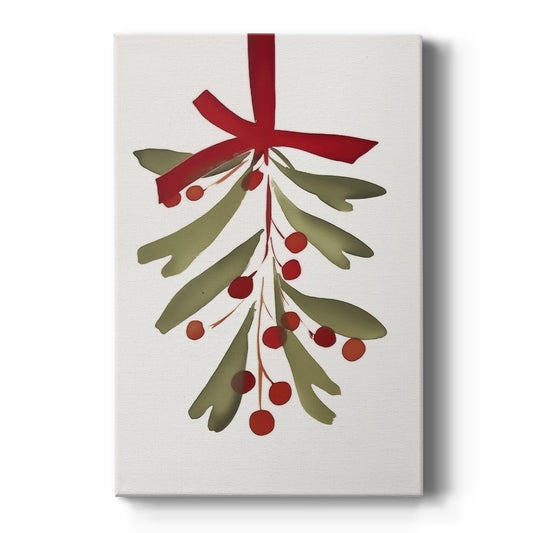Frostlit Dusk Hearth - Canvas Art Print