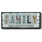 Family Where Life - Floater Framed Canvas Print