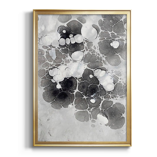 Marbling XIII - Modern Framed Canvas Print