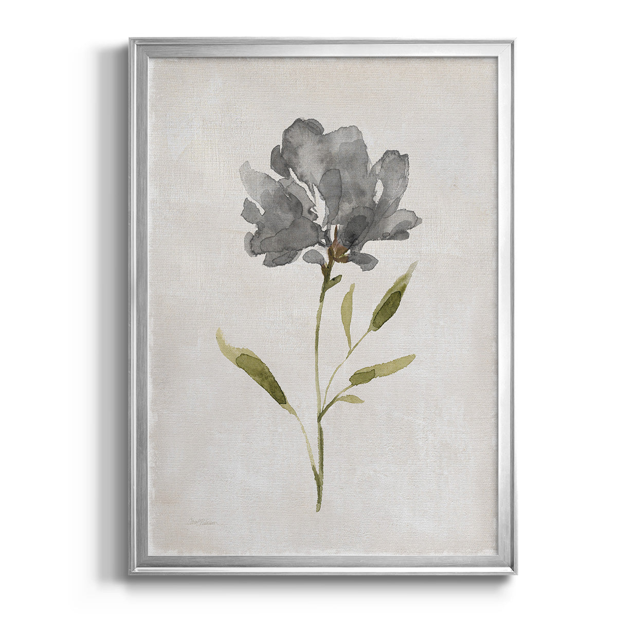 Botanical Beauty II - Modern Framed Canvas Print