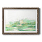 Green Mist Vista II - Barnwood Framed Art Print