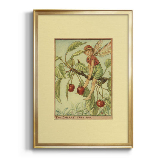 The Cherry Tree Fairy - Modern Framed Canvas Print