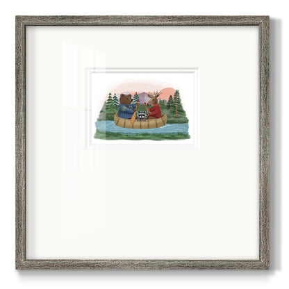 River Trip Premium Framed Print Double Matboard