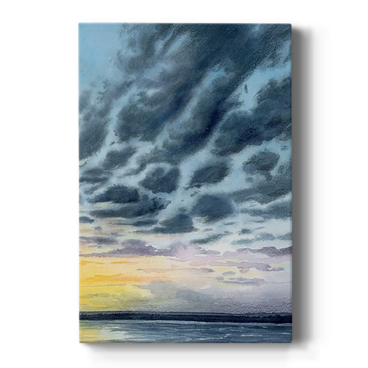 Anastasia Island Sunset II Premium Gallery Wrapped Canvas - Ready to Hang