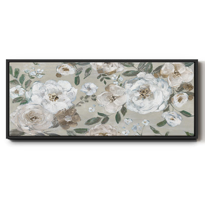 Rose Garden - Floater Framed Canvas Print