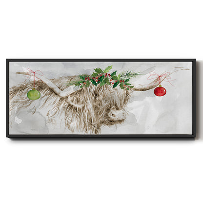 Highland Holidays - Floater Framed Canvas Print