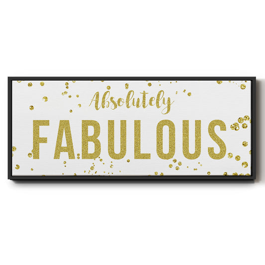 Fabulous - Floater Framed Canvas Print