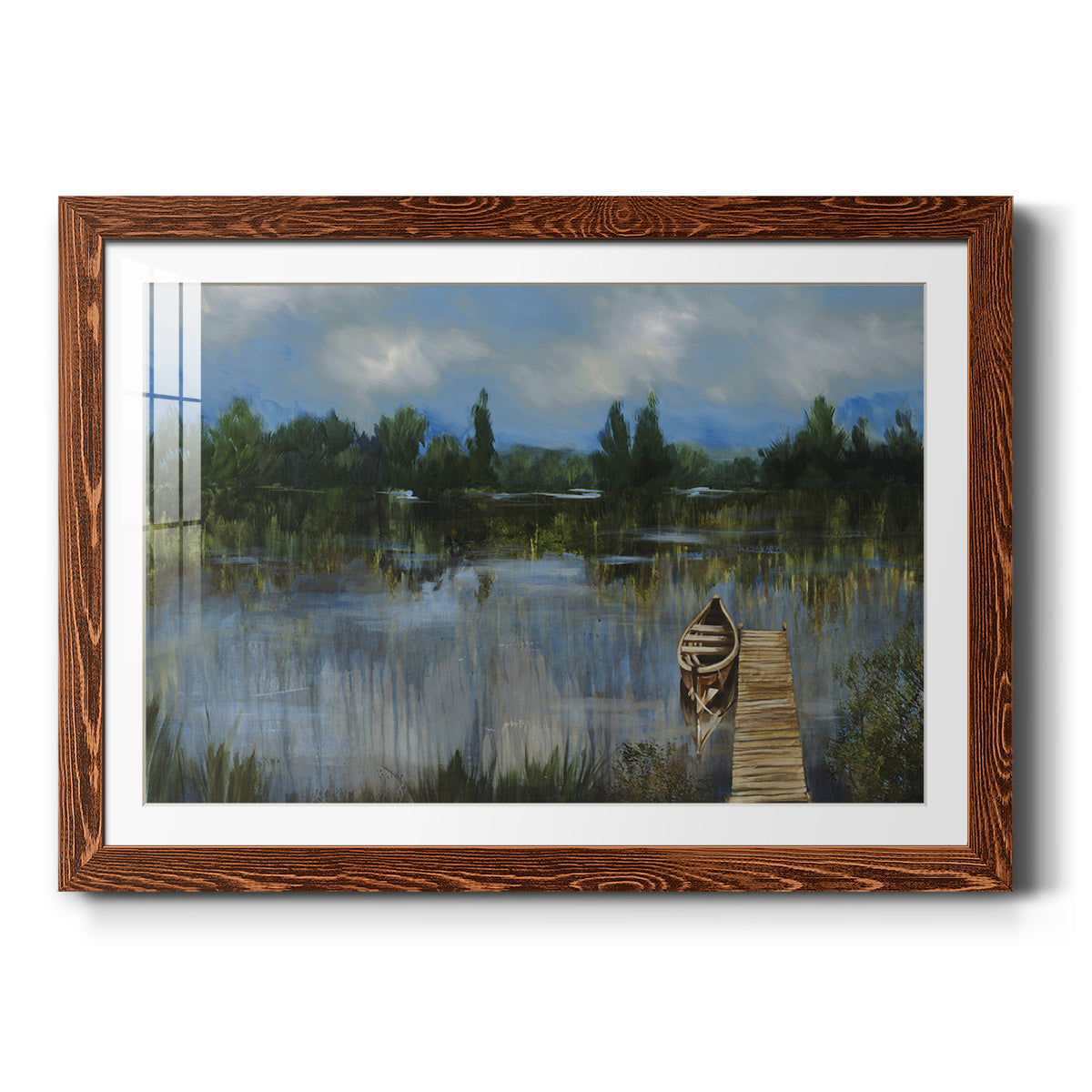 A Quiet Place - Barnwood Framed Art Print