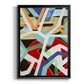 Magnetic Color II - Modern Framed Canvas Print