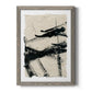 Lines Crossed II - Barnwood Framed Canvas Print