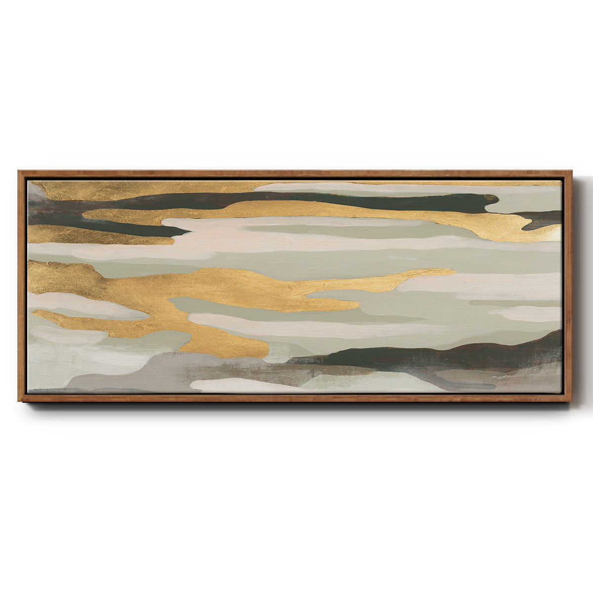 Golden Valley Sands II - Floater Framed Canvas Print