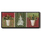Holiday Greenery - Floater Framed Canvas Print