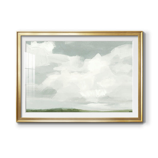 Gray Stone Sky I Premium Framed Print - Ready to Hang