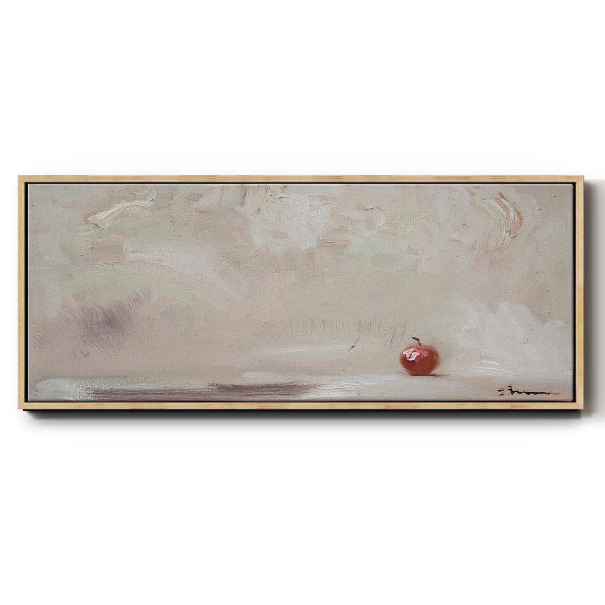 Crabby Apple - Floater Framed Canvas Print