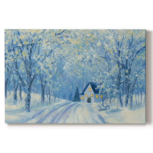Icy Manger at Twilight - Canvas Art Print