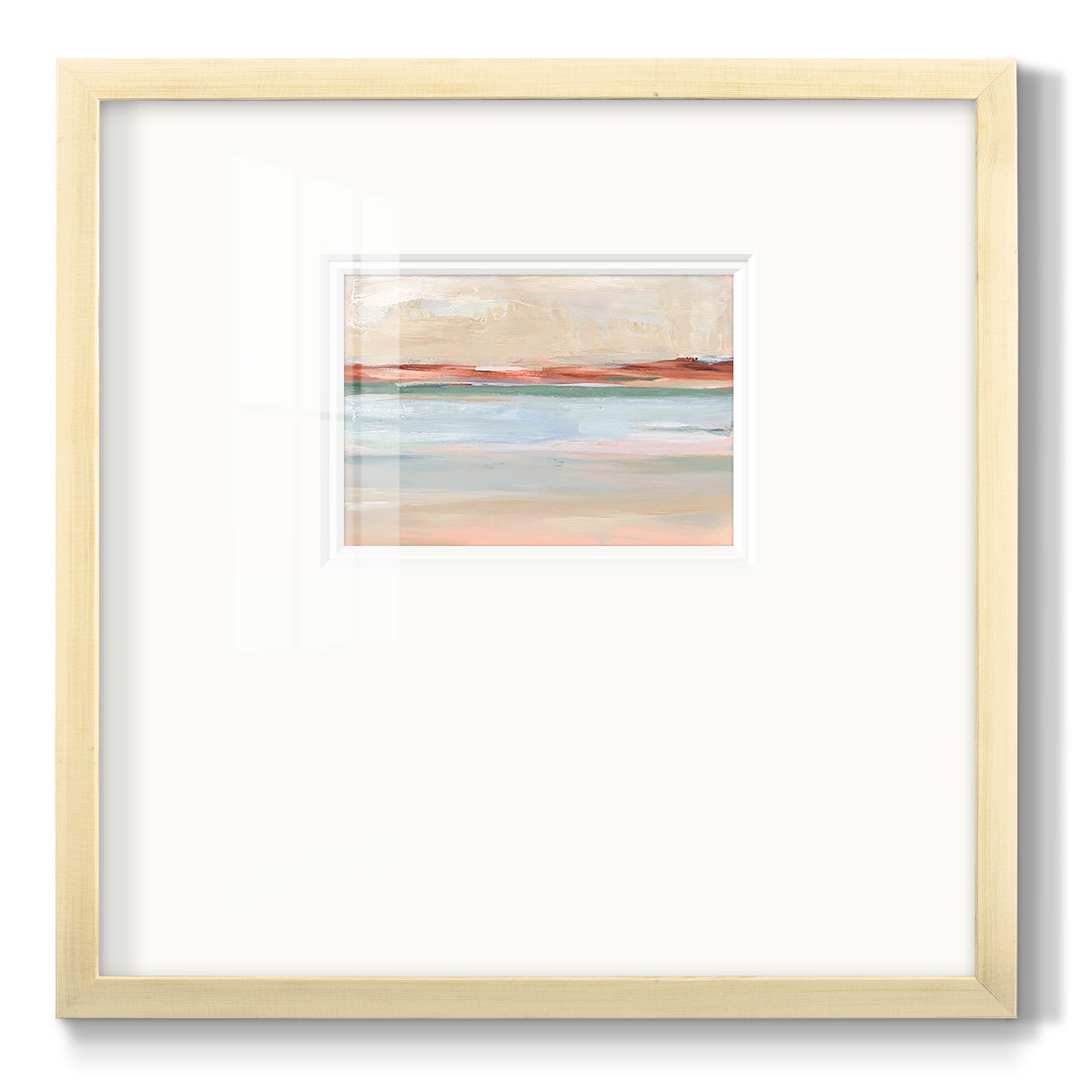 Sienna Horizon II - Double Matboard Framed Print