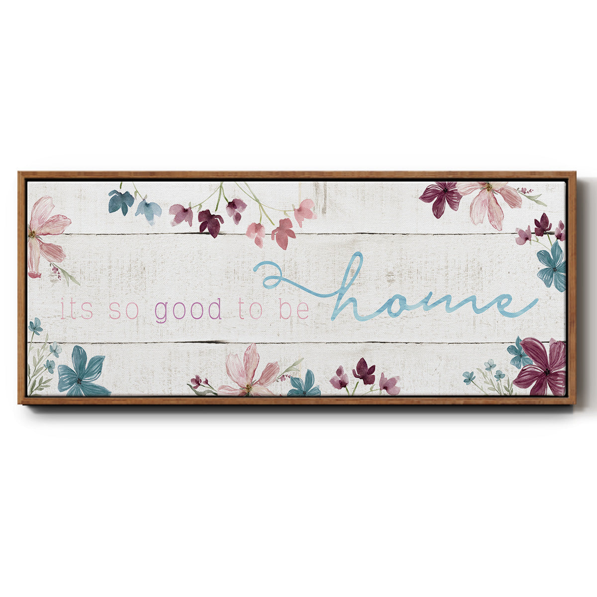 Good To Be Home - Floater Framed Canvas Print