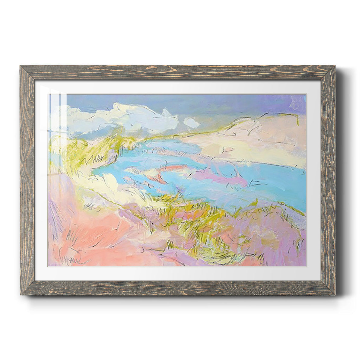Got a Hold on Me - Barnwood Framed Art Print