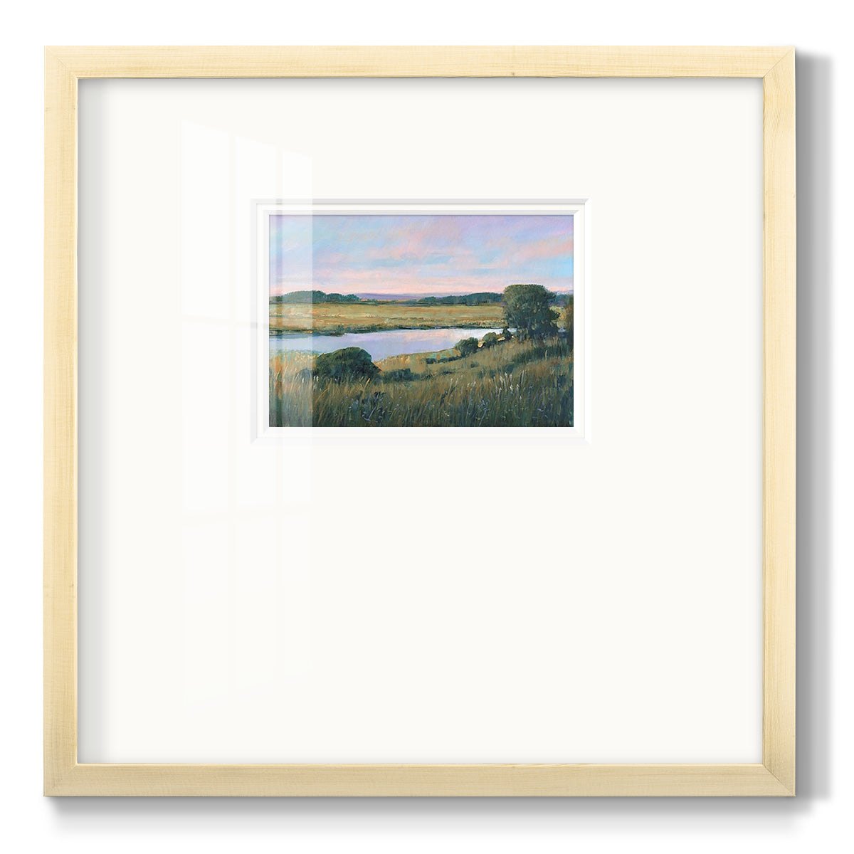 Spring Marsh II Premium Framed Print Double Matboard