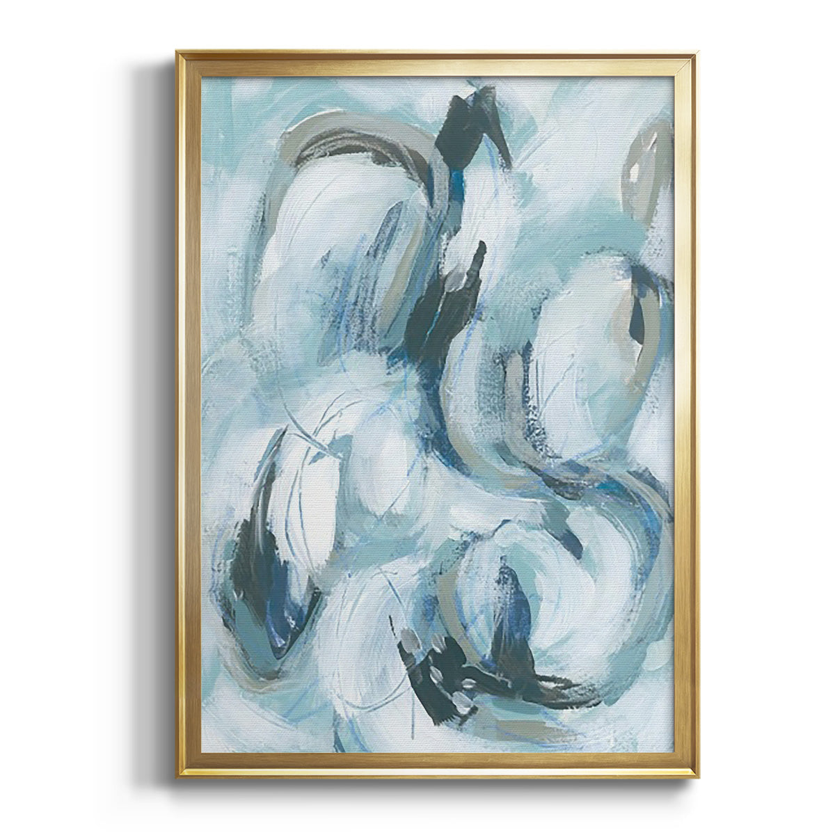 Fluid Receptor II - Modern Framed Canvas Print