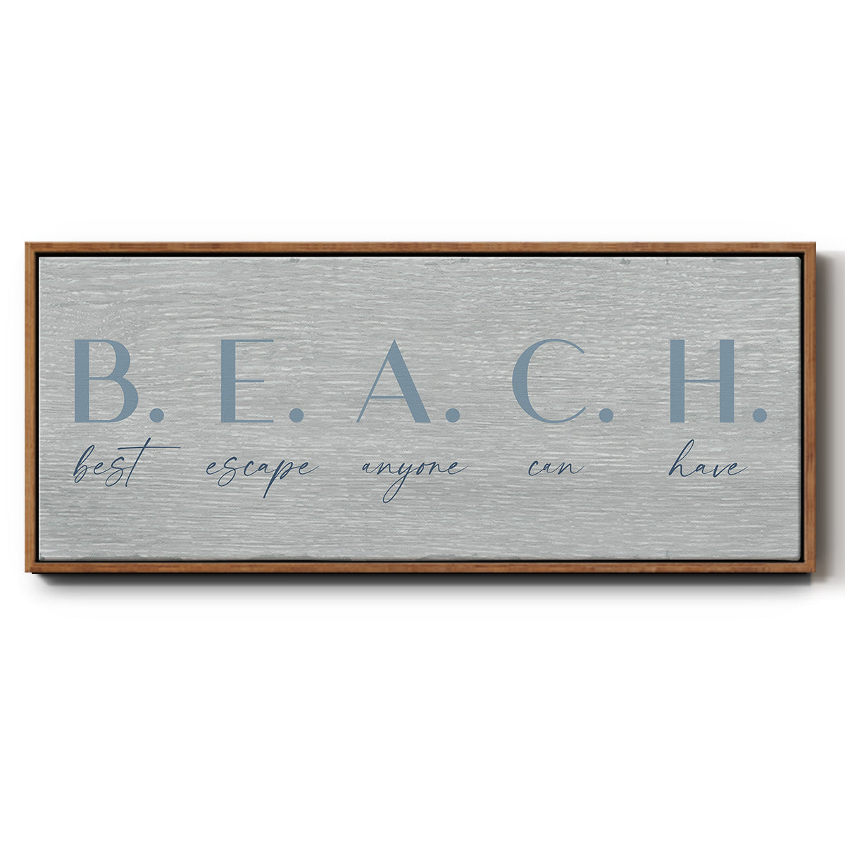 Best Escape - Floater Framed Canvas Print