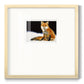 Fox- Premium Framed Print Double Matboard