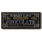Chocolate - Floater Framed Canvas Print