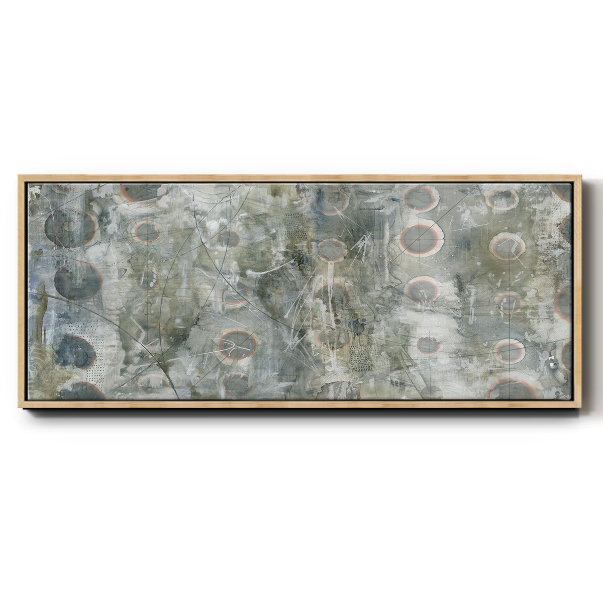 Recurrent - Floater Framed Canvas Print
