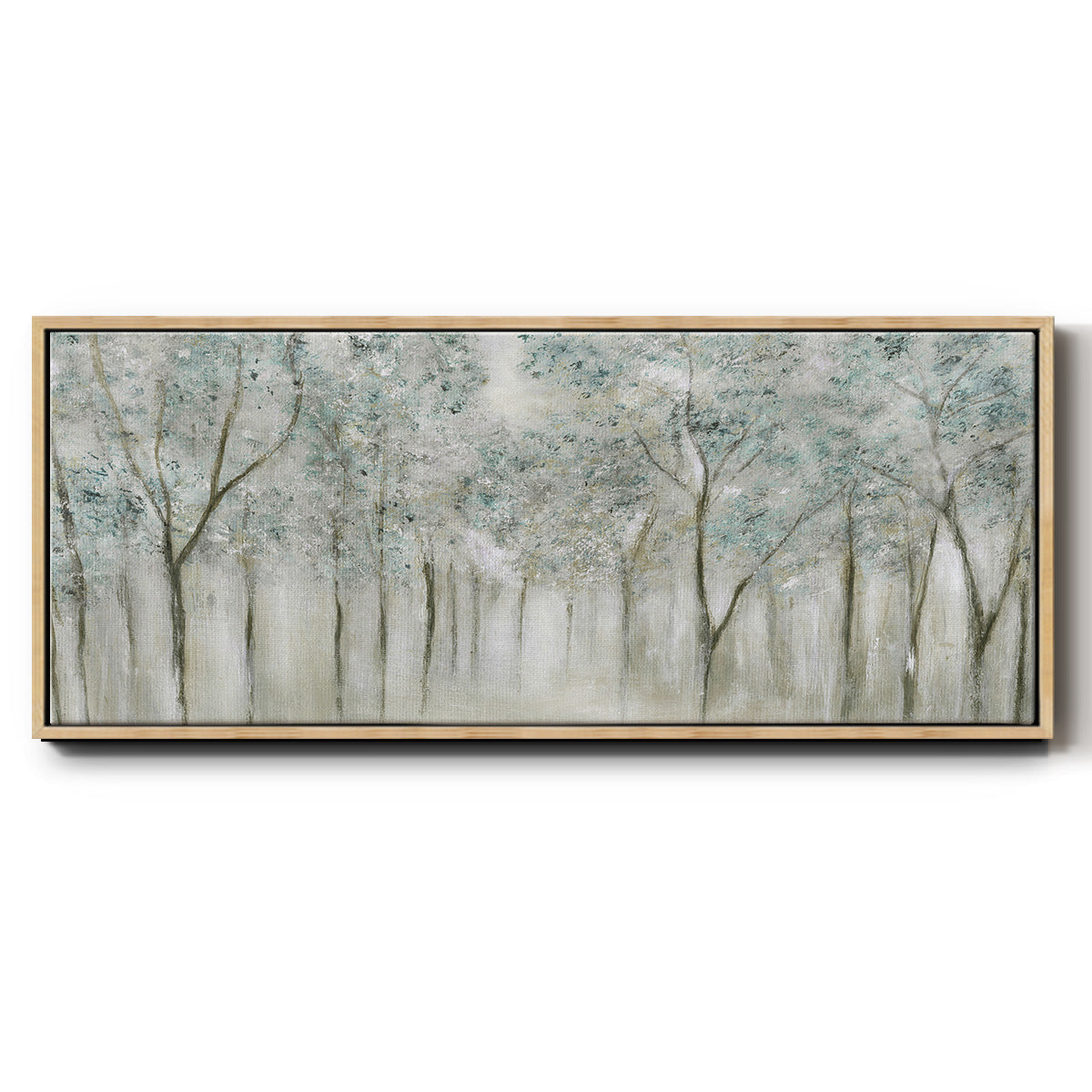 Neutral Spring - Floater Framed Canvas Print