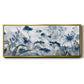 Inky Indigo - Floater Framed Canvas Print