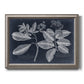 Foliage on Navy V Premium Framed Canvas- Ready to Hang