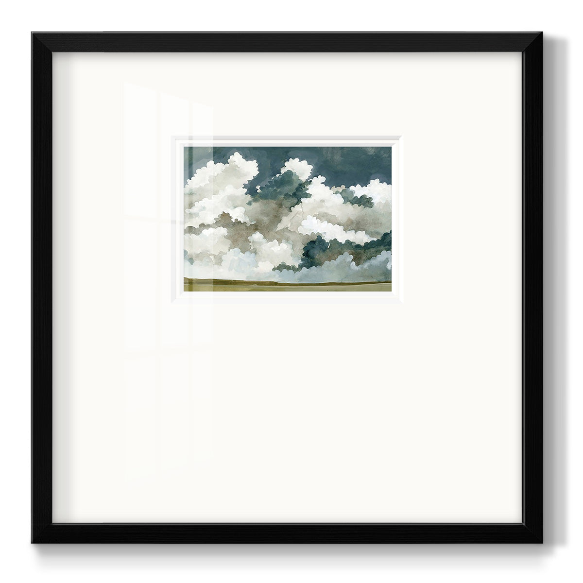 Vast Neutral Sky III Premium Framed Print Double Matboard