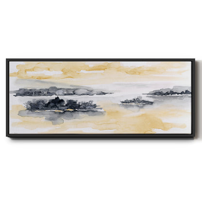 Whispering Wind I - Floater Framed Canvas Print
