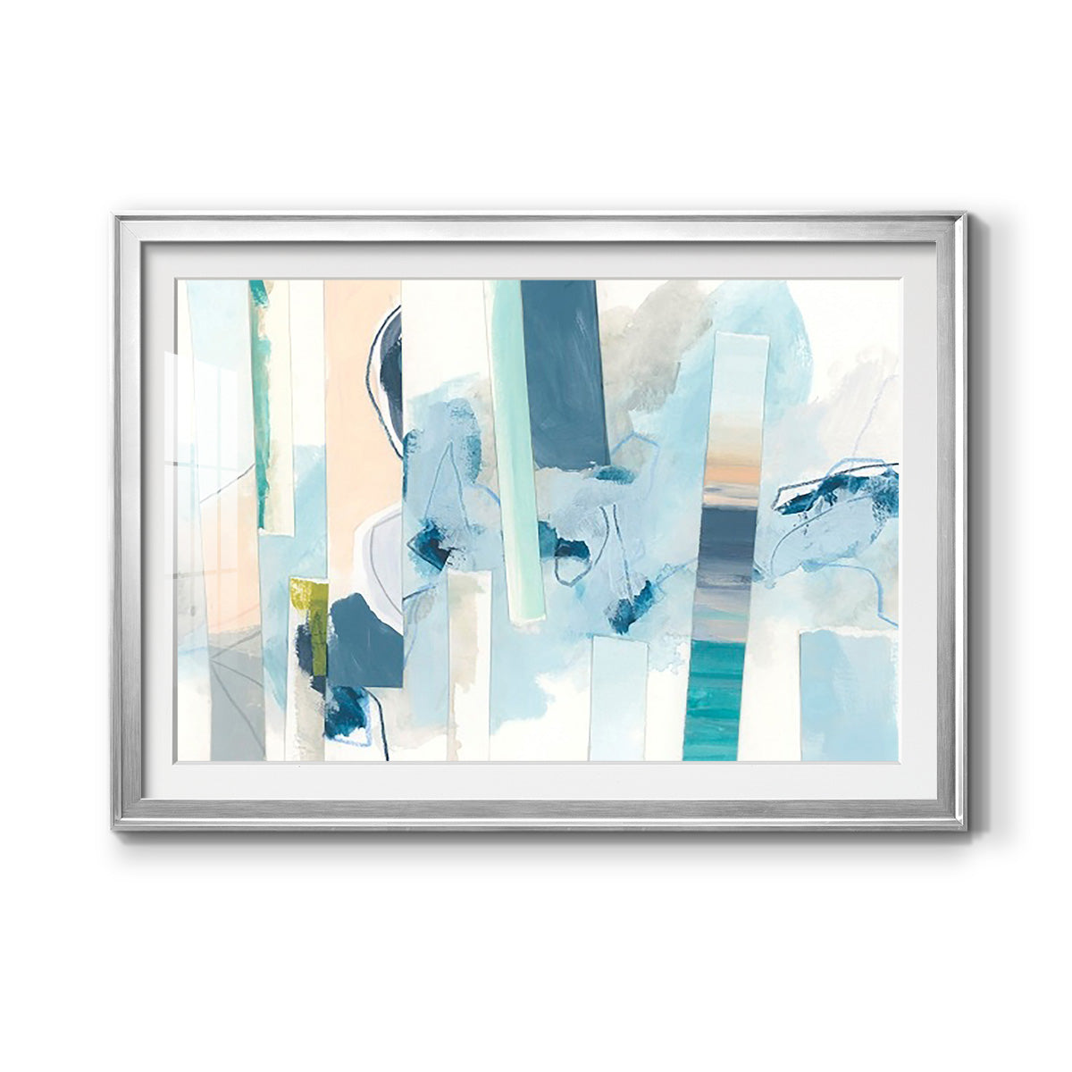 Liquid Strata II - Modern Framed Art Print