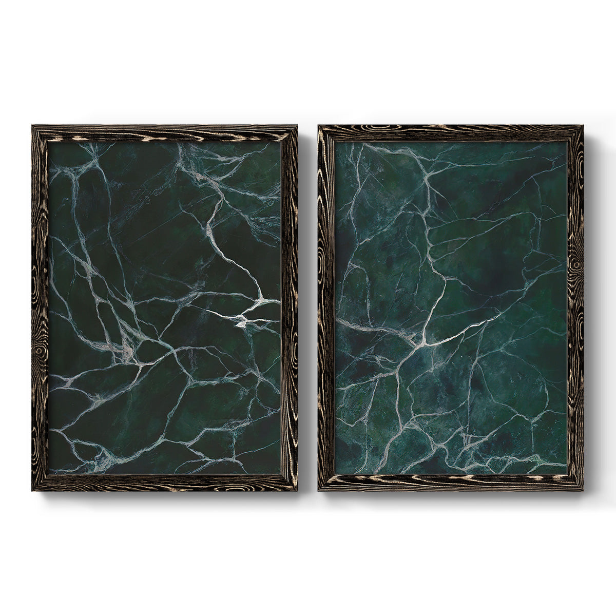 Jade Marble I - Premium Framed Canvas 2 Piece Set - Ready to Hang