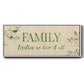 Family Together - Floater Framed Canvas Print