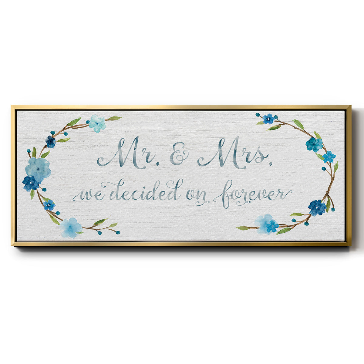 Forever - Floater Framed Canvas Print