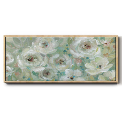 Pastel Symphony - Floater Framed Canvas Print