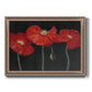 Poppy Trio I Premium Framed Canvas- Ready to Hang