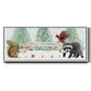 Christmas in the Forest Collection D - Floater Framed Canvas Print