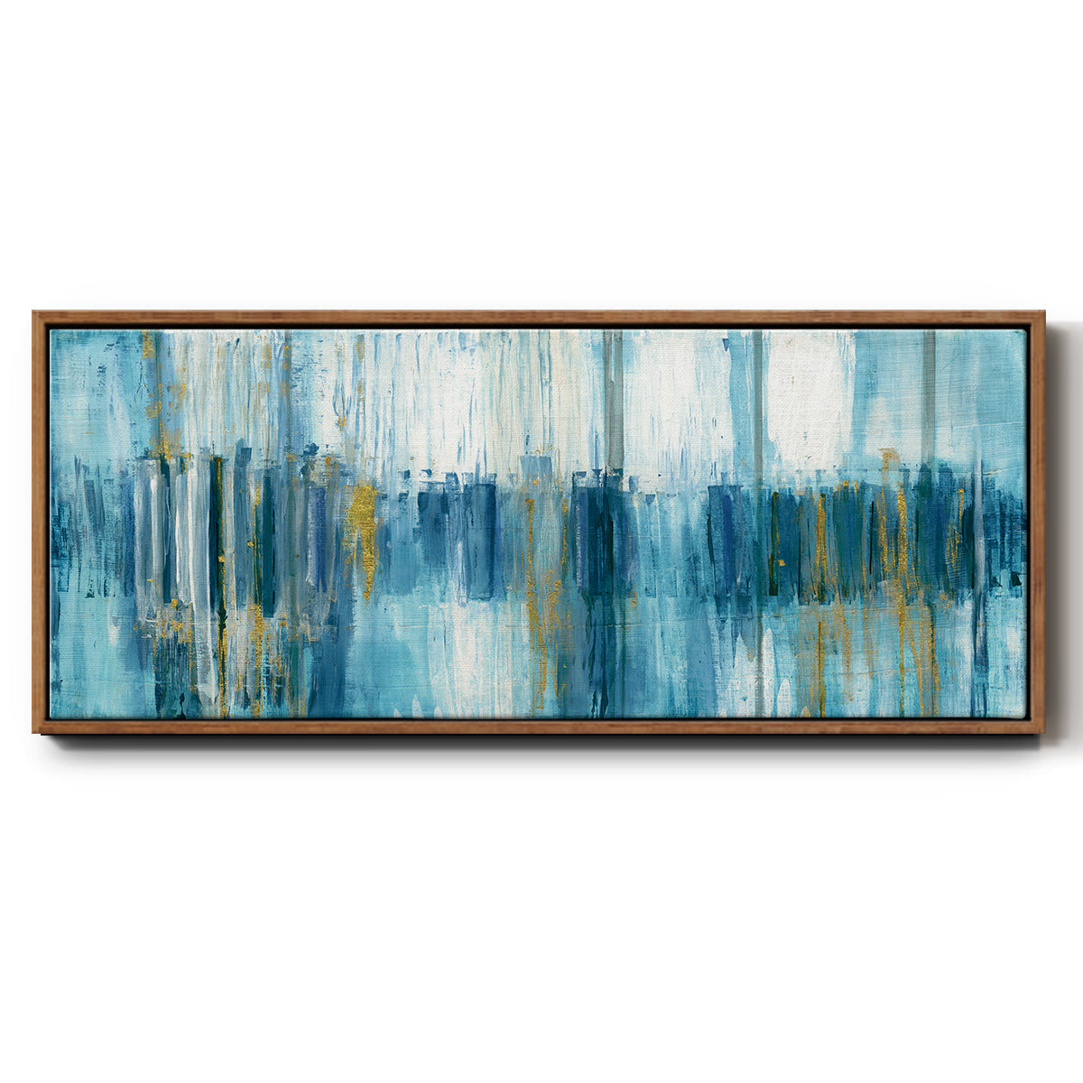 Abstract Saturnia - Floater Framed Canvas Print