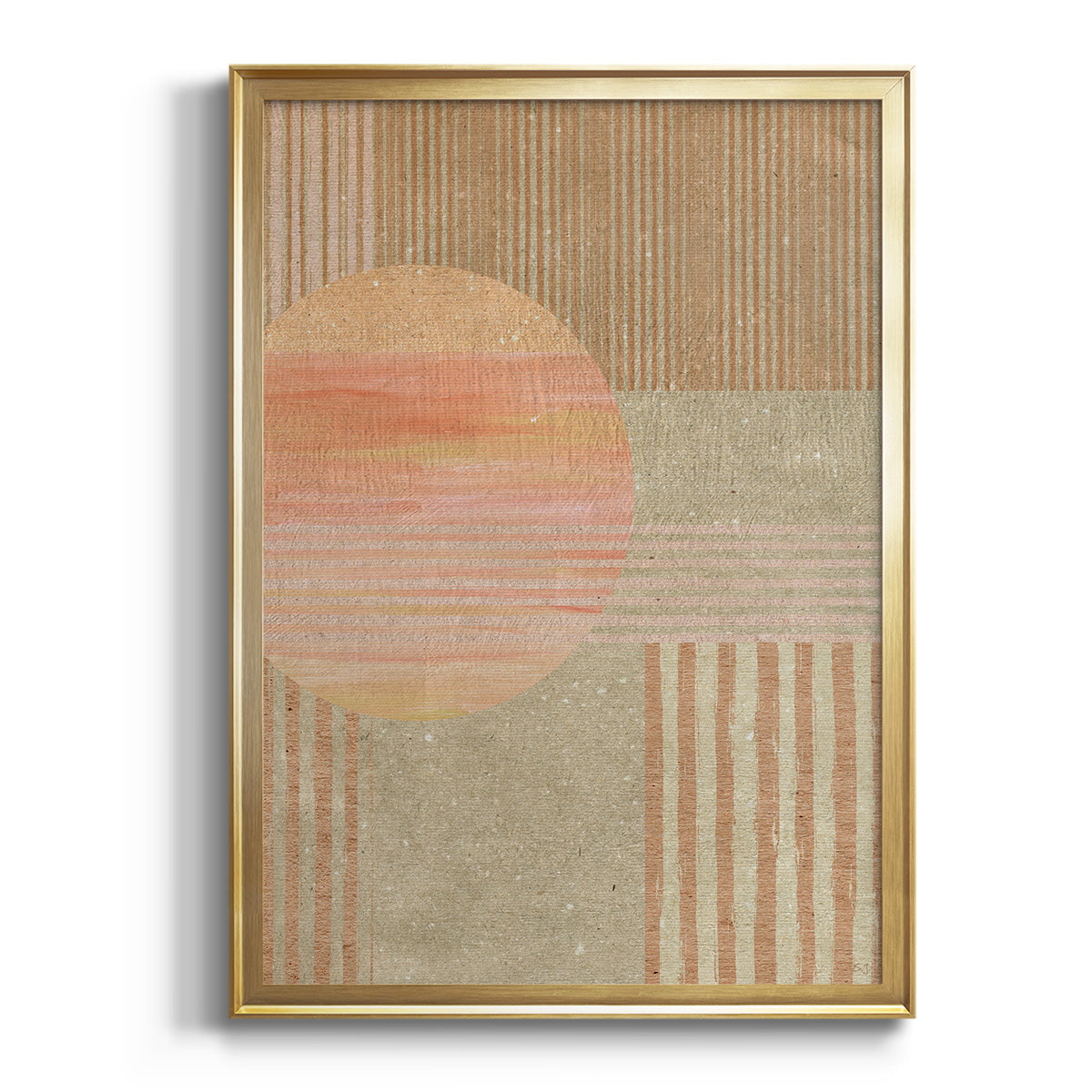 Adobe Sunrise I - Modern Framed Canvas Print