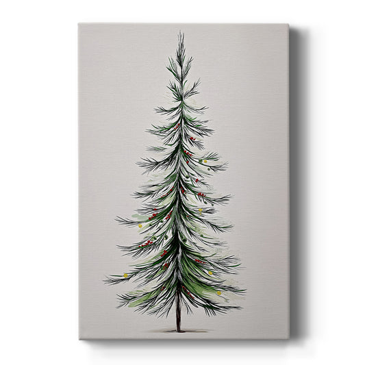 Silver Snow Blessing - Canvas Art Print