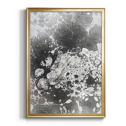 Marbling VI - Modern Framed Canvas Print