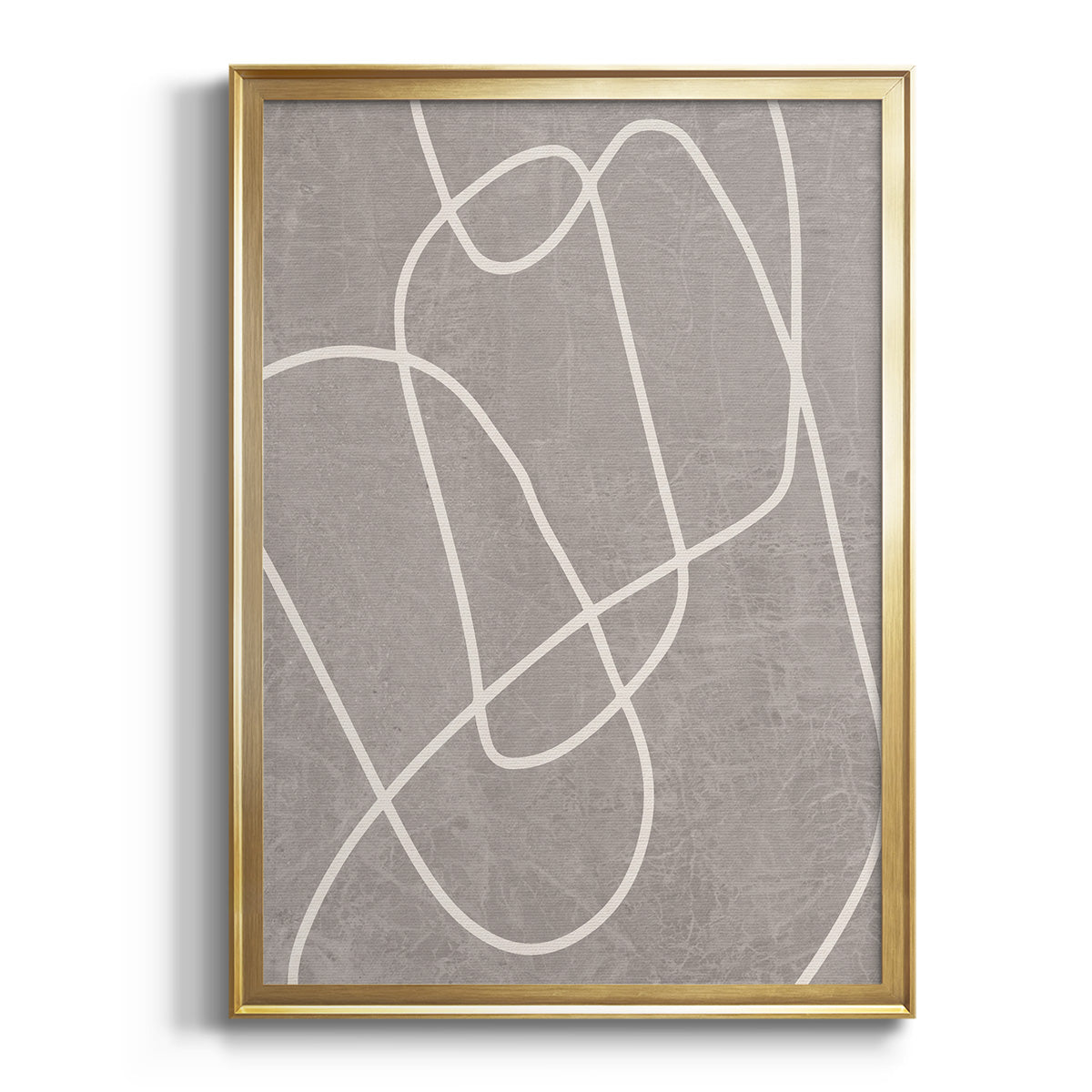 Fissures II - Modern Framed Canvas Print